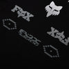Fox Racing Icon 195 Original Tee mountain bike gear in Black detail view sku 38497-001
