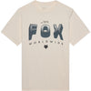 Fox Racing Block 195 Original Tee mountain bike gear in Off White detail view sku 38499-244