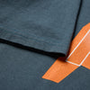 Fox Racing Block 195 Original Tee mountain bike gear in Deep Cobalt detail view sku 38499-244