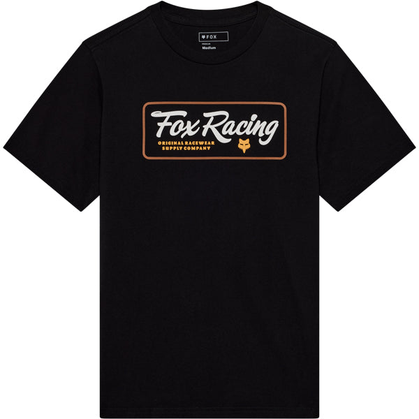Fox Racing Fuel 195 Original Tee mountain bike gear in Black detail view sku 38500-001