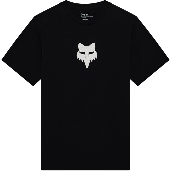 Fox Racing Fox Head 195 Original Tee mountain bike gear in Black detail view sku 39402-001