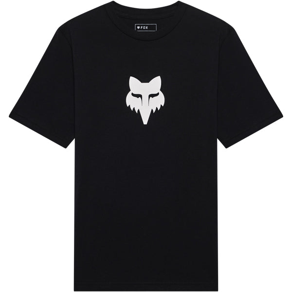 Fox Racing Fox Head Tee mountain bike gear in Ultra Black detail view sku 39614-D95