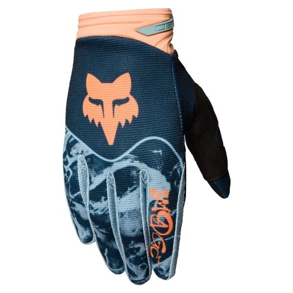 Fox Racing - 180 Image Print Gloves motocross gloves in Galaxy Blue product view sku 38611-D17