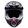 Fox Racing - V3 RS Tactile Helmet motocross helmet in White alternate product view 3 sku 38634-008