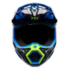 Fox Racing - V3 RS Tactile Helmet motocross helmet in Blue alternate product view 9 sku 38634-008