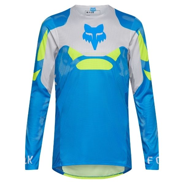 Fox Racing - Flexair Tactile Jersey motocross jersey in Blue Jewel product view sku 38688-364