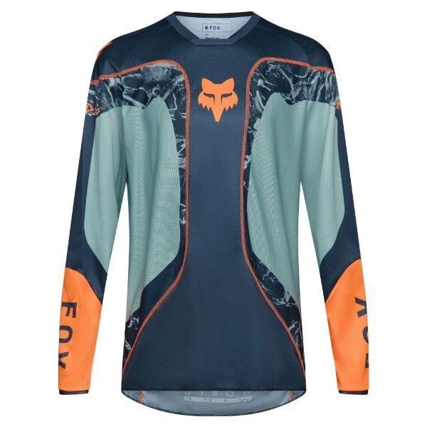 Fox Racing - 180 Image Print Jersey motocross jersey in Arctic Blue product view sku 38695-C84