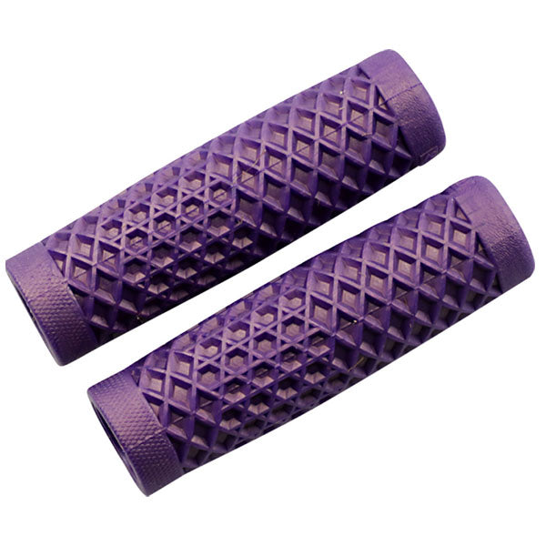 ODI V2 MX Half Waffle Lock-On Grips Purple 7/8 In Bars - Lock-On - Foto 9