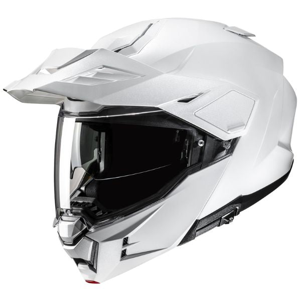 studio product photo of HJC SKU 854010903 in White, sizes XS, SM, MD, LG, XL for motocross helmet, dirt bike, off road.