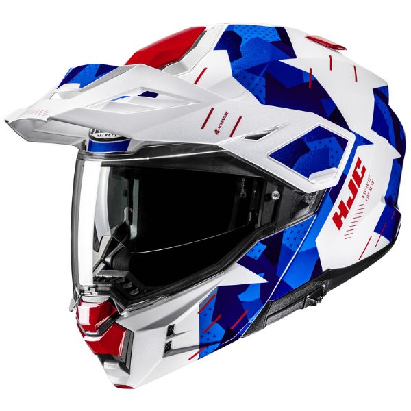 studio product photo of HJC SKU 854102103 in MC-21, sizes XS, SM, MD, LG, XL for motocross helmet, dirt bike, off road.