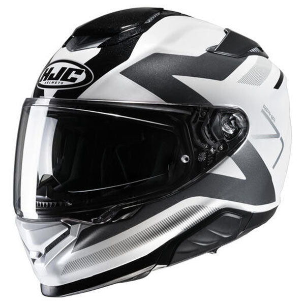 studio product photo of HJC SKU 805121003 in White/Black, sizes XS, SM, MD, LG, XL for motocross helmet, dirt bike, off road.