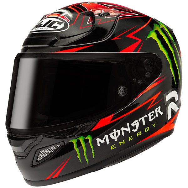 studio product photo of HJC SKU 852140103 in Red/Black, sizes XS, SM, MD, LG, XL for motocross helmet, dirt bike, off road.