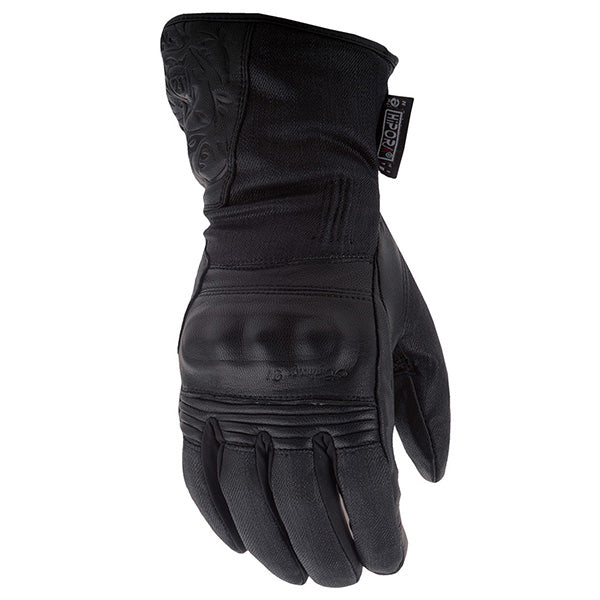Product image of Highway21 Black Rose Cold Weather Glove front motocross gloves showing fit, construction, and colorway | Available at BTO Sports