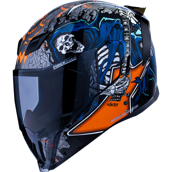 High-resolution studio image of Icon - Airflite Trick or Street 4 Helmet; showing helmet shell shape, vent layout, and exterior finish; SKU 0101173