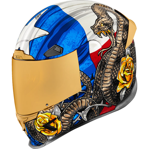Professional studio photo of Icon - Airframe Pro Tejas Libre Helmet; showing helmet shell shape, vent layout, and exterior finish; SKU 0101160