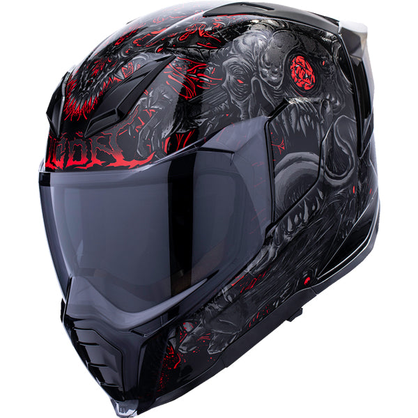 High-resolution studio image of Icon - Ultraflite Misanthrope Helmet; showing helmet shell shape, vent layout, and exterior finish; SKU 0101179