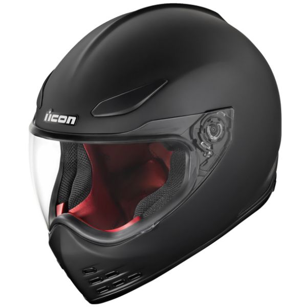 Studio photo on a white background of Icon - Domain Rubatone Helmet; showing helmet shell shape, vent layout, and exterior finish; SKU 0101149