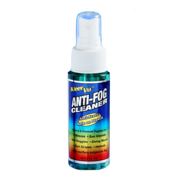 KleerVu Anti-Fog Cleaner goggle accessory in 2 ounces SKU 38-2014