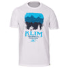 High-resolution studio image of Klim Badlands T; showing tee fit, printed graphics, and crew neckline; SKU 3701-000-120-801; Sizes: S-3XL