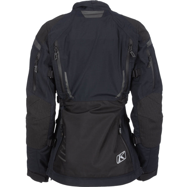 Professional studio photo of Klim Artemis Jacket (Womens); showing outer material, seams, and closures; SKU 3015-002-110-000; Sizes: XS-2XL