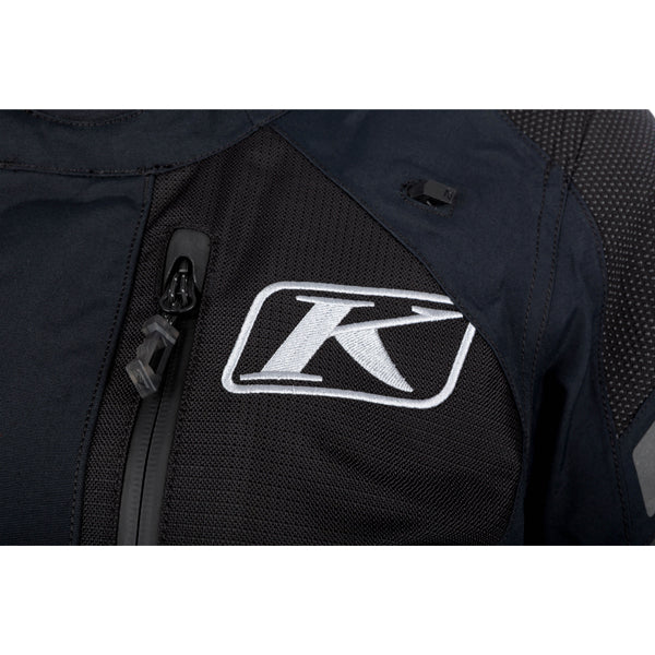 Clean studio shot of Klim Artemis Jacket (Womens); showing outer material, seams, and closures; SKU 3015-002-110-000; Sizes: XS-2XL