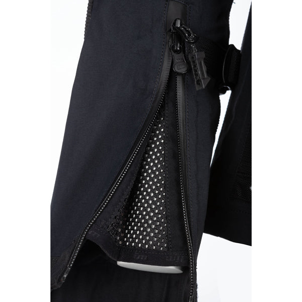 Clean studio shot of Klim Artemis Jacket (Womens); showing outer material, seams, and closures; SKU 3015-002-110-000; Sizes: XS-2XL