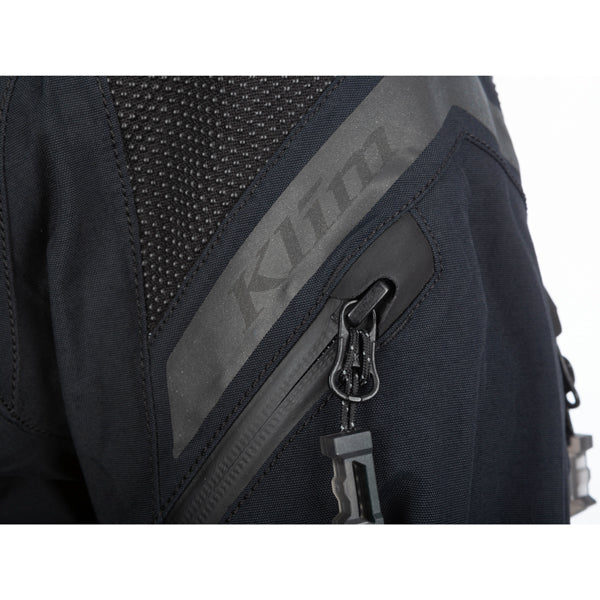 Professional studio photo of Klim Artemis Jacket (Womens); showing outer material, seams, and closures; SKU 3015-002-110-000; Sizes: XS-2XL