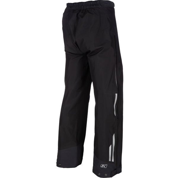 Crisp studio image on a white background of Klim Forecast Pants; showing panel layout, seams, and overall cut; SKU 3121-002-120-000; Colors: Black