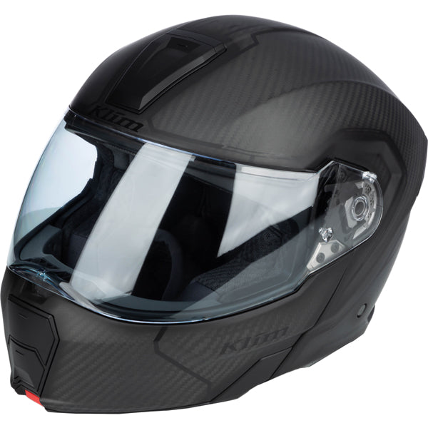 Studio photo on a white background of Klim GT1 Expedition Helmet; showing helmet shell shape and vent layout; SKU 3560-000-110-001; Sizes: XS-3XL