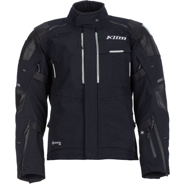Professional studio photo of Klim Kodiak Jacket; showing outer material, seams, and closures; SKU 3721-003-048-000