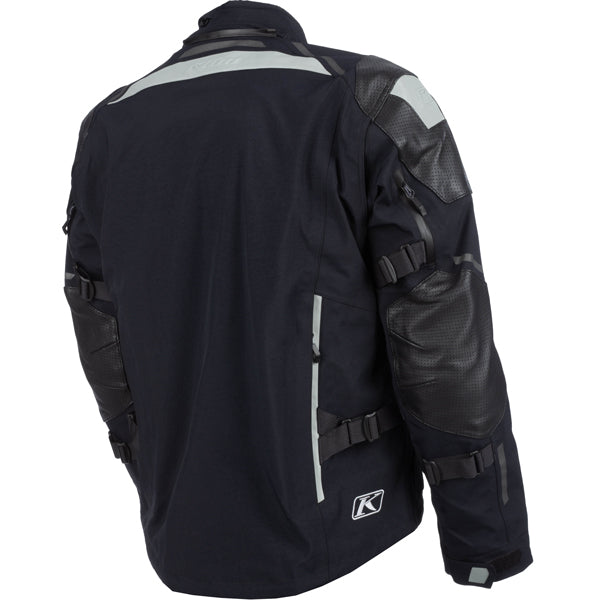 Studio photo on a white background of Klim Kodiak Jacket; showing outer material, seams, and closures; SKU 3721-003-048-000