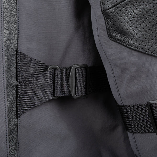 Clean studio shot of Klim Kodiak Jacket; showing outer material, seams, and closures; SKU 3721-003-048-000