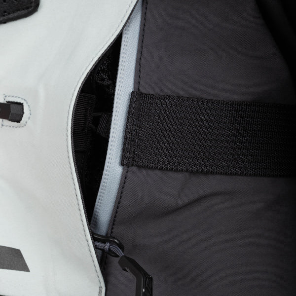 Crisp studio image on a white background of Klim Kodiak Jacket; showing outer material, seams, and closures; SKU 3721-003-048-000