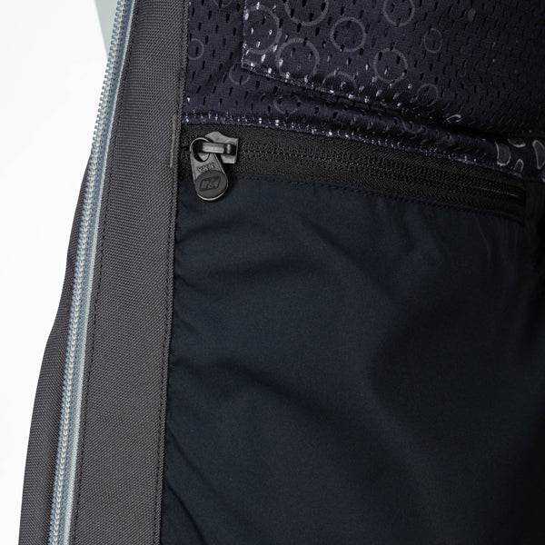 Professional studio photo of Klim Kodiak Jacket; showing outer material, seams, and closures; SKU 3721-003-048-000