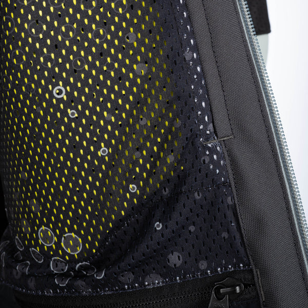 Crisp studio image on a white background of Klim Kodiak Jacket; showing outer material, seams, and closures; SKU 3721-003-048-000