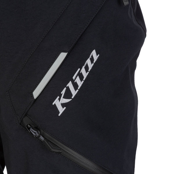 High-resolution studio image of Klim Kodiak Pants; showing panel layout, seams, and overall cut; SKU 3722-003-048-000