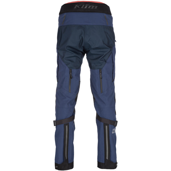 Studio photo on a white background of Klim Kodiak Pants; showing panel layout, seams, and overall cut; SKU 3722-003-048-000