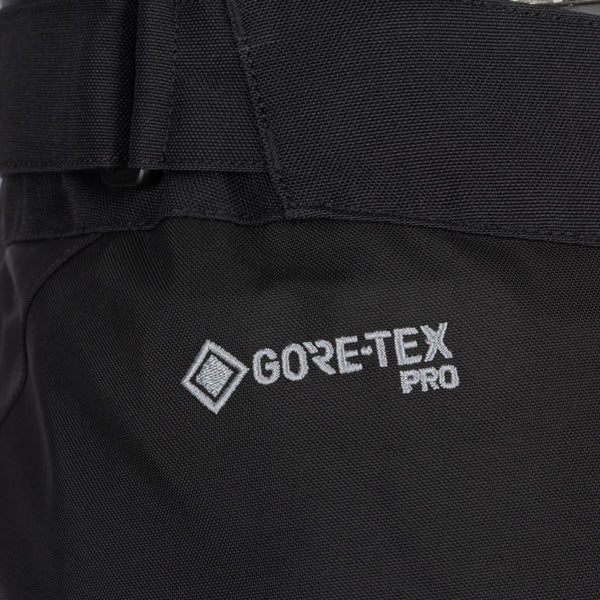 Professional studio photo of Klim Badlands Pro Pants; showing panel layout, seams, and overall cut; SKU 4053-004-028-000