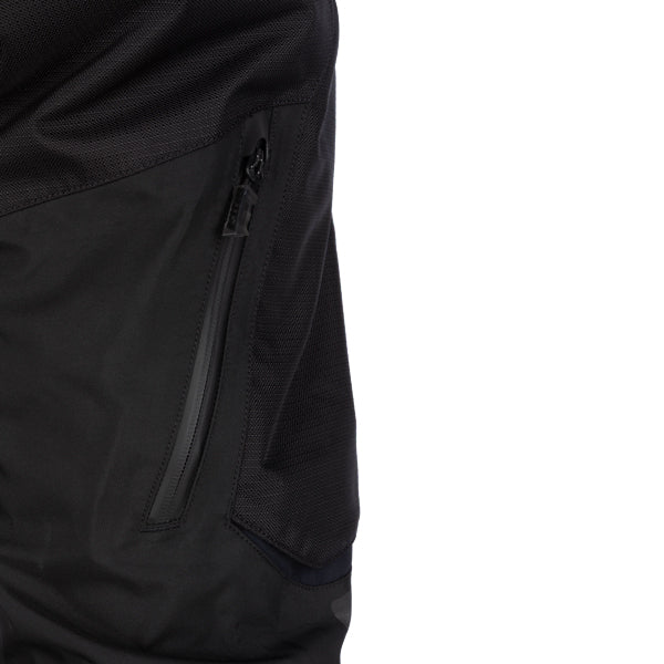 Clean studio shot of Klim Badlands Pro Pants; showing panel layout, seams, and overall cut; SKU 4053-004-028-000