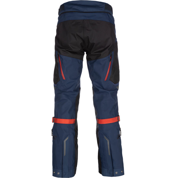 Clean studio shot of Klim Badlands Pro Pants; showing panel layout, seams, and overall cut; SKU 4053-004-028-000