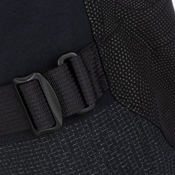 Studio photo on a white background of Klim Badlands Pro A3 Pants; showing panel layout, seams, and overall cut; SKU 4102-002-030-000