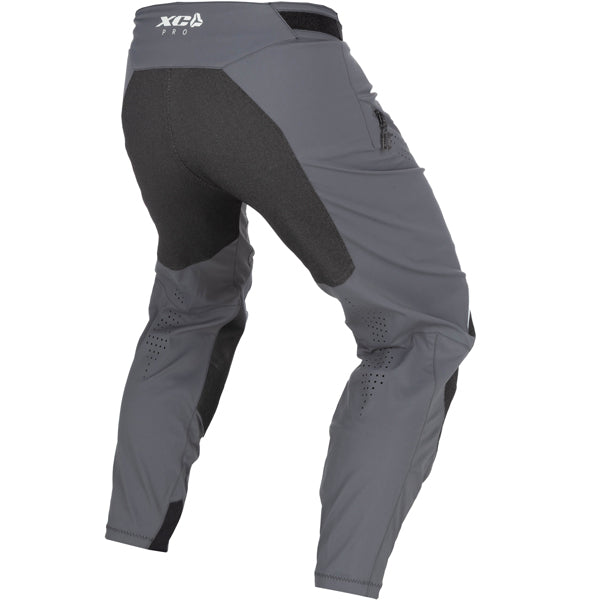 Crisp studio image on a white background of Klim XC Pro Pants; showing panel layout, seams, and overall cut; SKU 5021-001-028-360; Sizes: 28-40