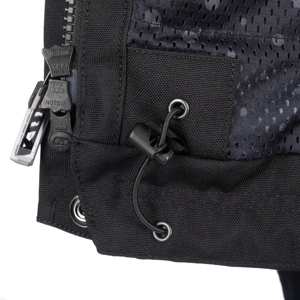 High-resolution studio image of Klim Altitude Jacket (Womens); showing outer material, seams, and closures; SKU 5093-004-110-000; Sizes: XS-2XL