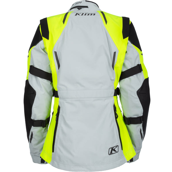 Crisp studio image on a white background of Klim Altitude Jacket (Womens); showing outer material, seams, and closures; SKU 5093-004-110-000