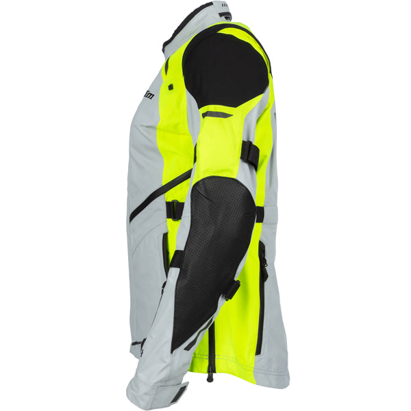 High-resolution studio image of Klim Altitude Jacket (Womens); showing outer material, seams, and closures; SKU 5093-004-110-000; Sizes: XS-2XL