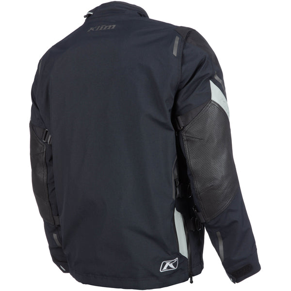 Crisp studio image on a white background of Klim Latitude Jacket; showing outer material, seams, and closures; SKU 5146-005-120-000; Sizes: S-4XL