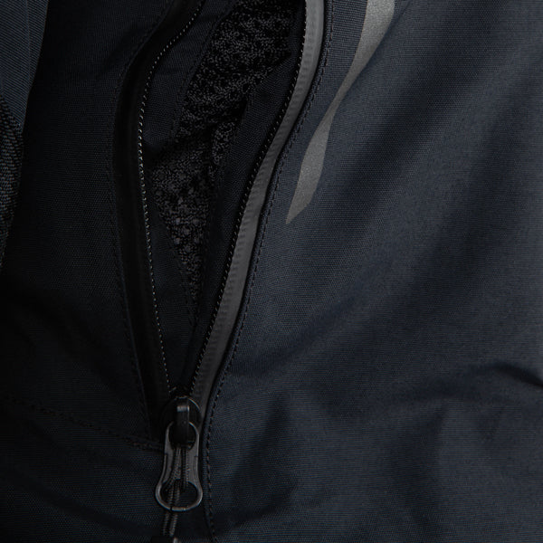 Studio photo on a white background of Klim Latitude Jacket; showing outer material, seams, and closures; SKU 5146-005-120-000; Sizes: S-4XL