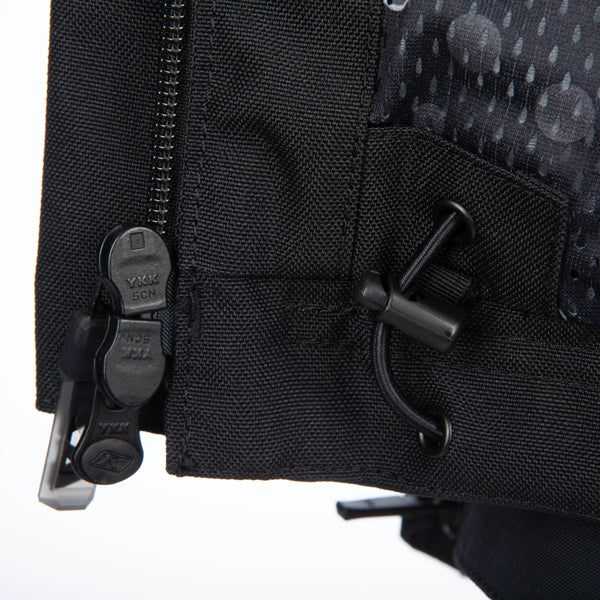 Professional studio photo of Klim Latitude Jacket; showing outer material, seams, and closures; SKU 5146-005-120-000; Sizes: S-4XL