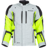 Clean studio shot of Klim Latitude Jacket; showing outer material, seams, and closures; SKU 5146-005-120-000; Sizes: S-4XL