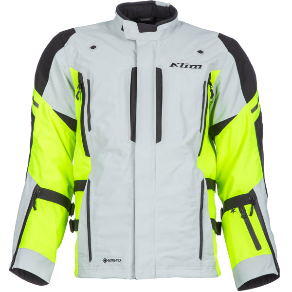 Clean studio shot of Klim Latitude Jacket; showing outer material, seams, and closures; SKU 5146-005-120-000; Sizes: S-4XL